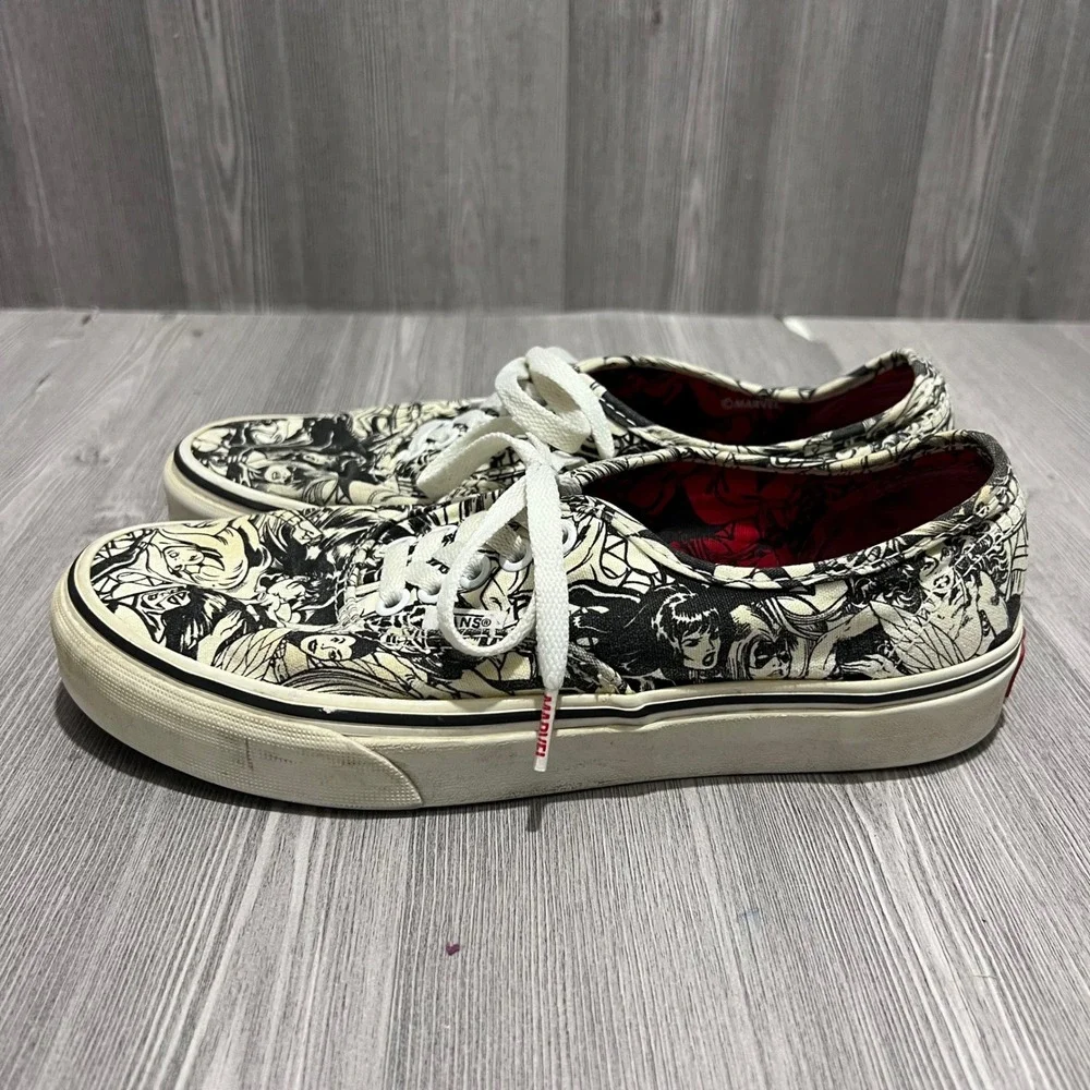 Vans X Marvel Comics Avengers Women AOP‎ Print Shoes Mens 7 Womens 8.5